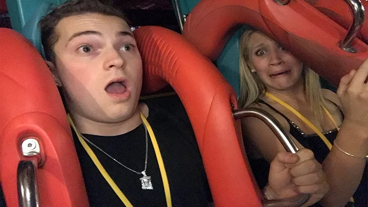 SHE ALMOST FELL OFF THE ROLLER COASTER! - GONE WRONG