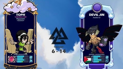 Brawlhalla Valhallan Ranked 1v1: Intense Games VS hoziie12