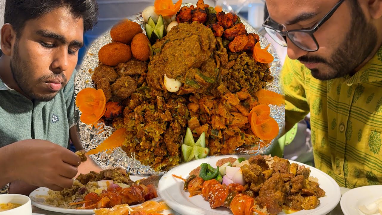 Eating Buffet iftar + Dinner at The Buffet Mania.