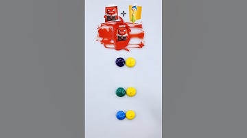 New Emotions + Joy, Guess the mixed colors #satisfying #colormixing #insideout2
