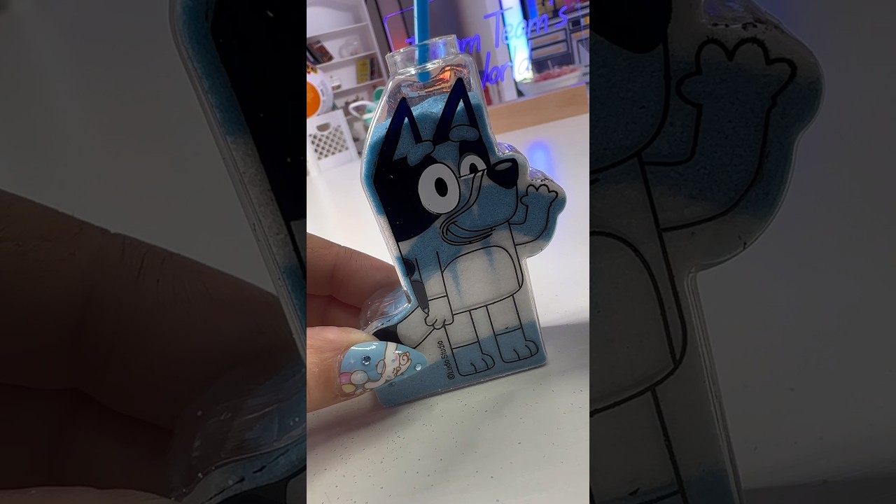 Bluey Sand Art 