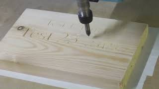 Vcarve test on a Genmitsu 4040  pro cnc