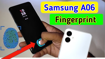 Samsung a06 display fingerprint setting/Samsung a06 fingerprint screen lock/fingerprint sensor
