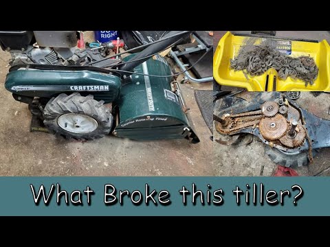 Craftsman Tiller Repair Pt 1