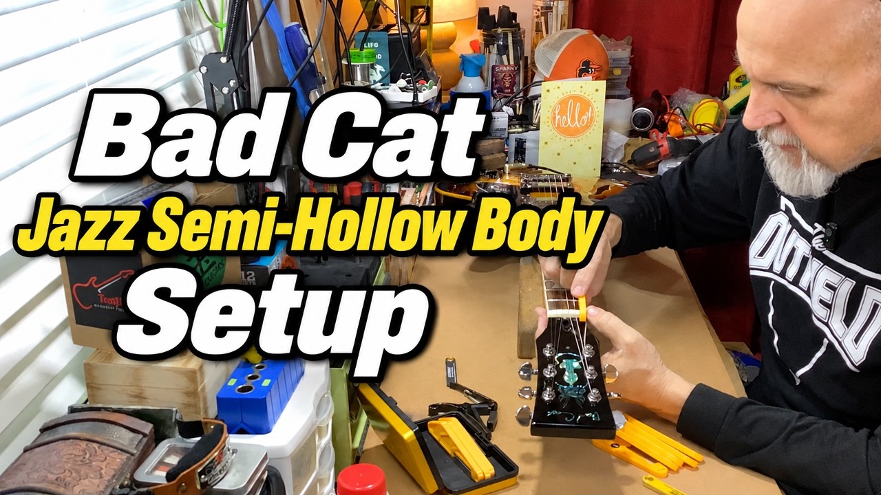 Obejrzyj Bad Cat Manhattan Sunset Jazz Semi-Hollow Guitar | Setup w YouTube Obejrzyj Bad Cat Manhattan Sunset Jazz Semi-Hollow Guitar | Setup w YouTube