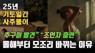 [2025년 기토일간 운세 사주풀이] 을사년 올해부터 3년간 가치관, 추구미가 바뀌는 이유