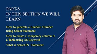 What is SQL select Random value and AS, IN Statement