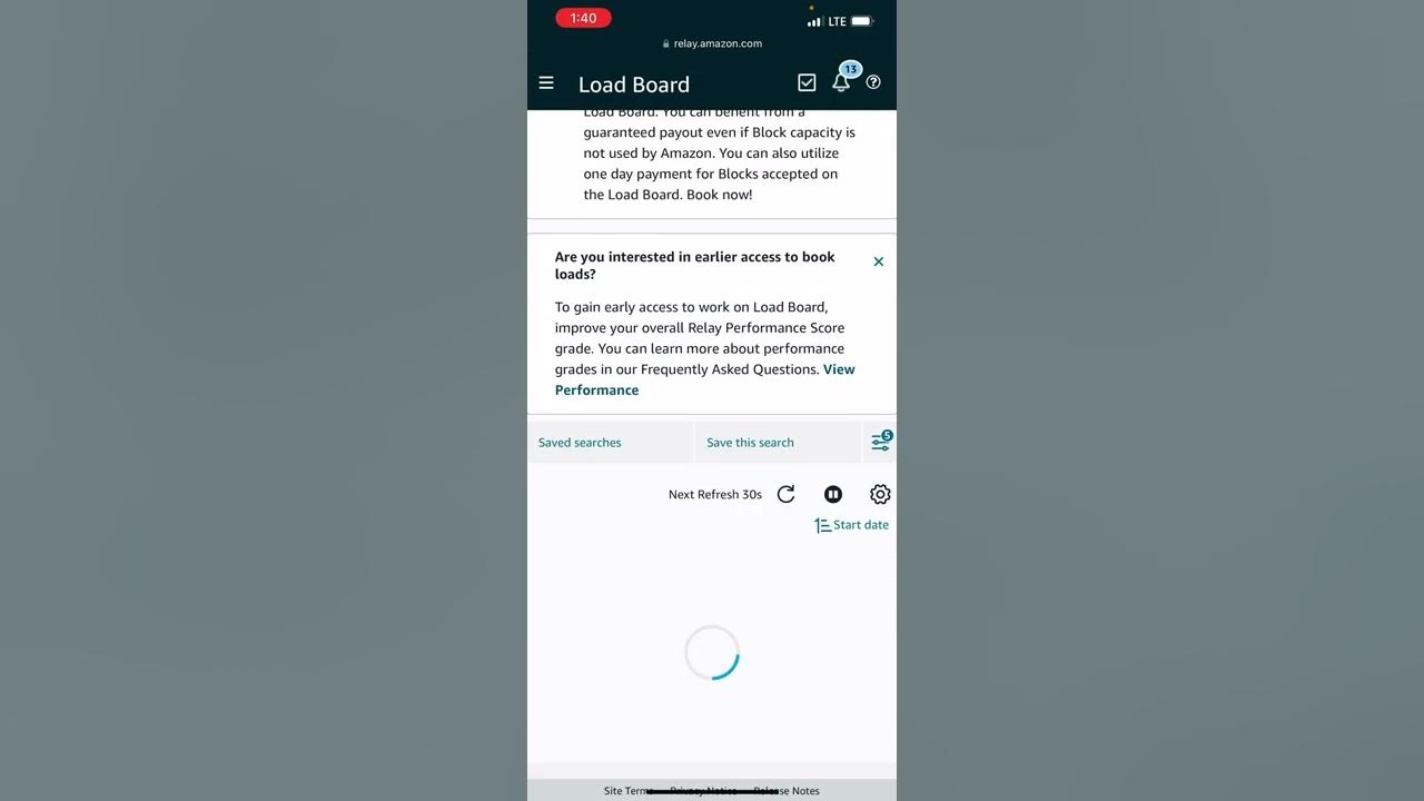 Amazon relay 26 foot box truck loads Amazon relay load board owner