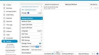 How To Create a Backup of Application Data & Setup Auto Backup screenshot 1