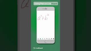 Using Pen on LiveBoard #shorts