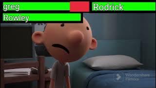 Diary of a Wimpy Kid 2 Rodrick rules 2022 bedroom battle with healthbars