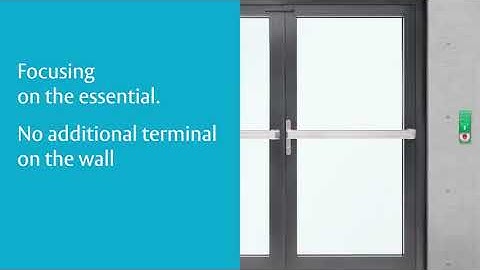 Advantages ePED panic bar