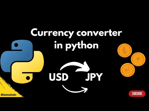 Simple currency converter | Program a currency converter in python ...