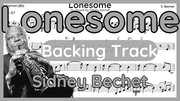 Thumbnail of Lonesome ‘Si Tu Vois Ma Mère‘ · Backing Track (Sidney Bechet) for Clarinet in Bb