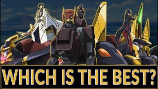 These Are the Top 15 Knightmare Frames in the Entire Code Geass Universe