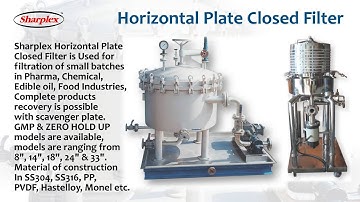 Horizontal Plate Closed Filter