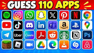 Guess the APP by the LOGO 📲🤔 100 Famous App Logos 2024 screenshot 2