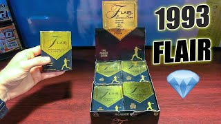 1993 FLAIR BASEBALL CARD HOBBY BOX BREAK! BEAUTIFUL BASEBALL CARDS!