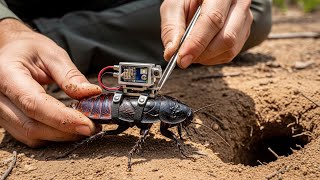 We Put a Micro Camera on a GIANT Cockroach… You Won't Believe What Attacked It! 🐸😱 Wealth