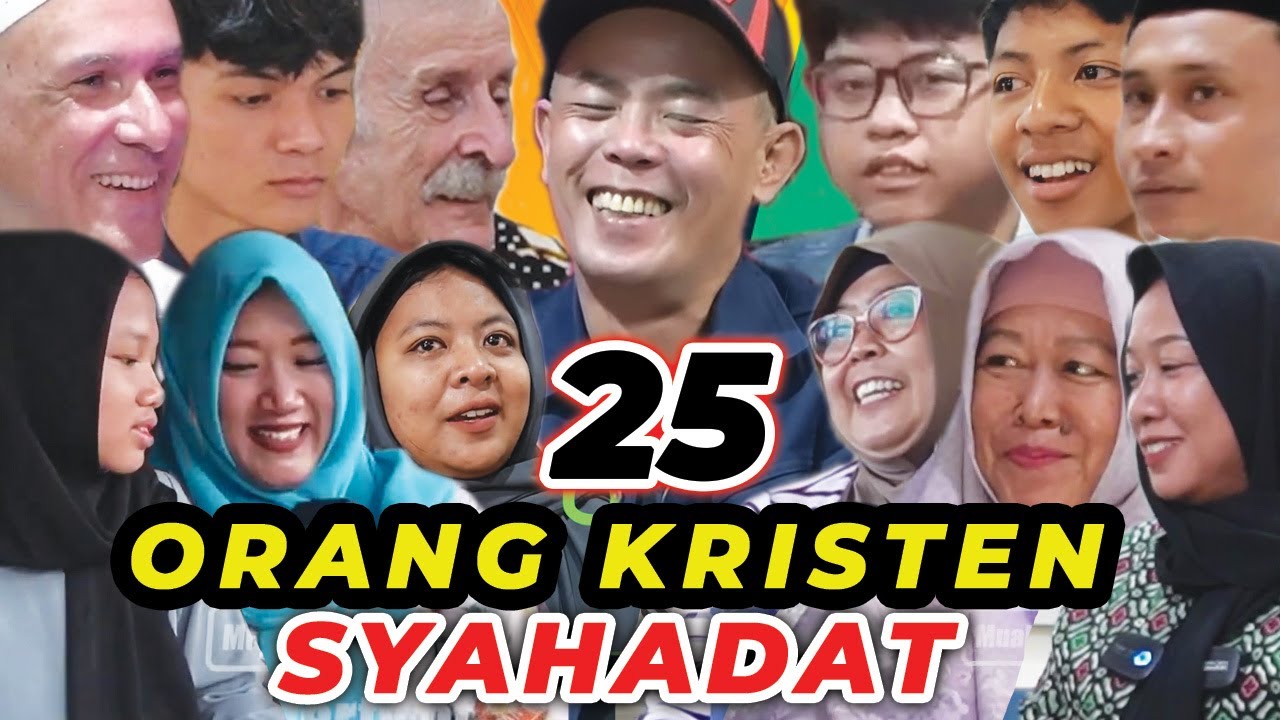 25 Orang Kristen Syahadat Masuk Islam❗ Penuh Haru dan Tangis 😭 with Dondy Tan, Tahun 2026