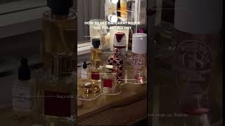 How to get baccarat rouge 540 to last ALL DAY #perfume #baccaratrouge540 #smellgoodallday