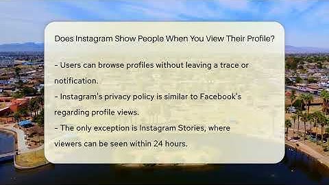 Does Instagram Show People When You View Their Profile? - Everyday-Networking