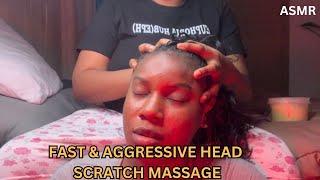 ASMR FAST & INTENSE AGGRESIVE SCALP MASSAGE ON ITCHY OLD BRAIDS FT @Nayomy-Asmr