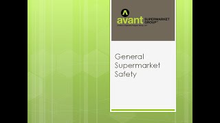 General Supermarket Safety Video