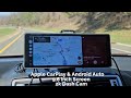 Seventour android auto  apple carplay car radio with dash cam