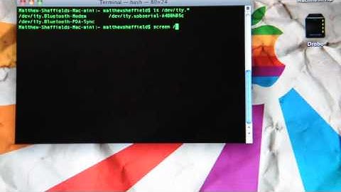 Using Terminal to Display Serial Data