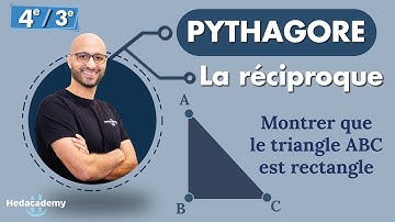 Réciproque du théorème de Pythagore