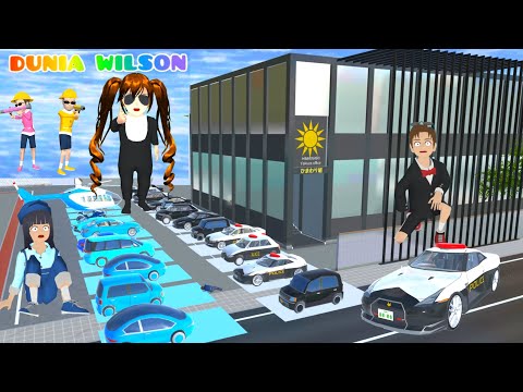 Yuta Sekolah Yakuza vs Mio Sekolah Polisi Koban Kumpul Mobil 😍Yuta Curi Mobil Polisi Jadi Buron