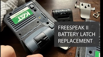 CLEAR COM FREESPEAK II BATTERY LATCH REPLACEMENT