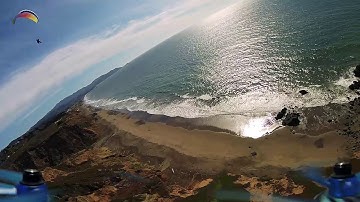 Flying the Diatone Gt2 at Mussel Rock Ca.