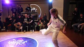 pro 1x1 bboy Вадим vs Lady Dee - брейкданс батл WINTER WARS 2020