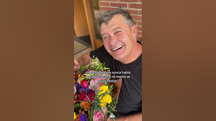 My dad had never received flowers 🌷