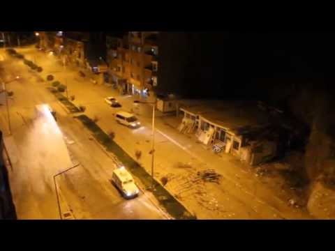 Şemdinli'de Kobani gerginliği gece2