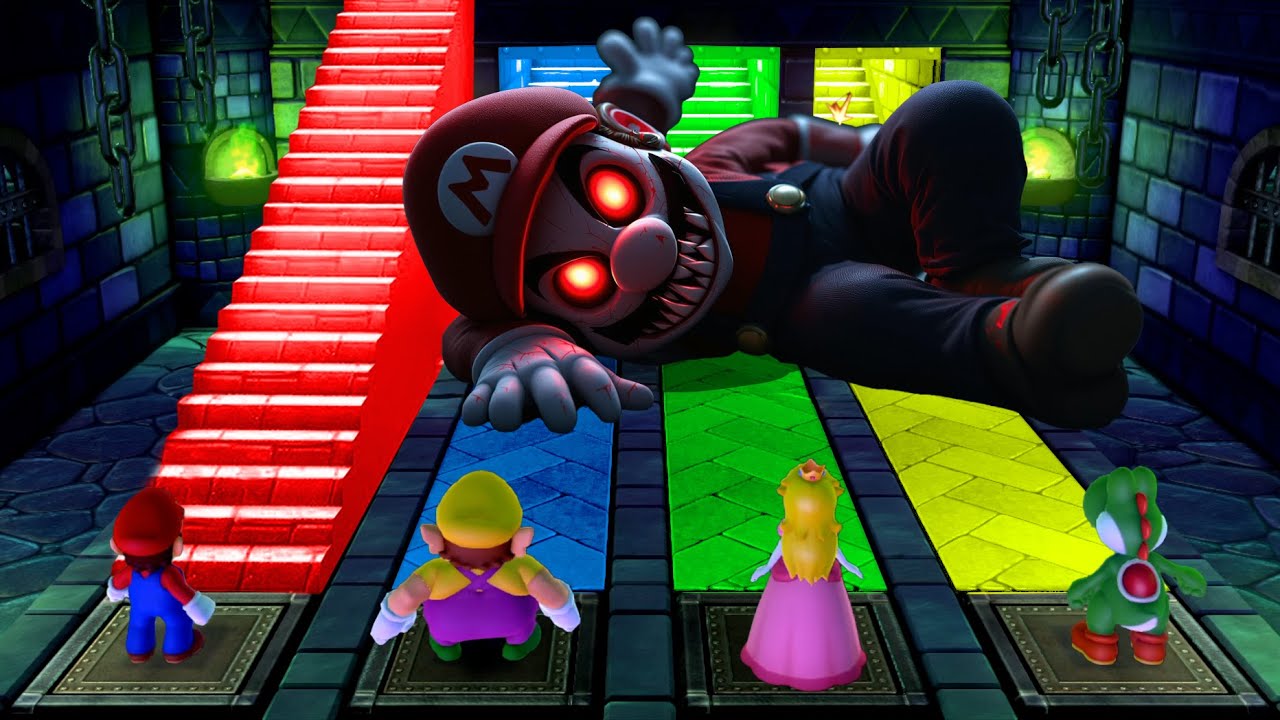 【マリオパーティ10】ミニゲームマリオVsワリオVsピーチVsヨッシー(最強CPU｢たつじん」)