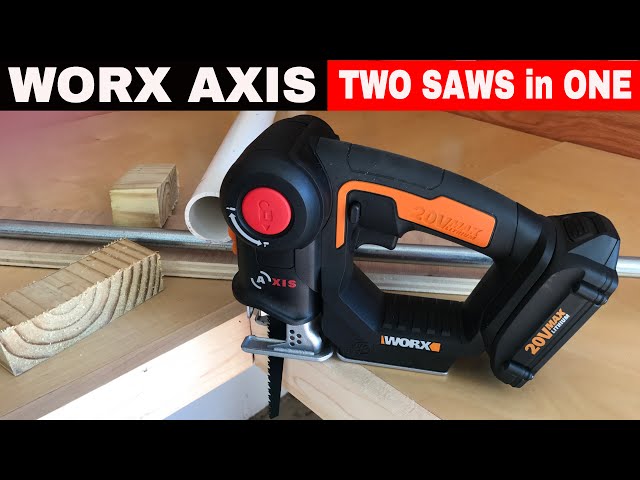 Worx Wx550l 20v Power Share Axis Cordless Reciprocating & Jig Saw (battery  & Charger Included) : Target