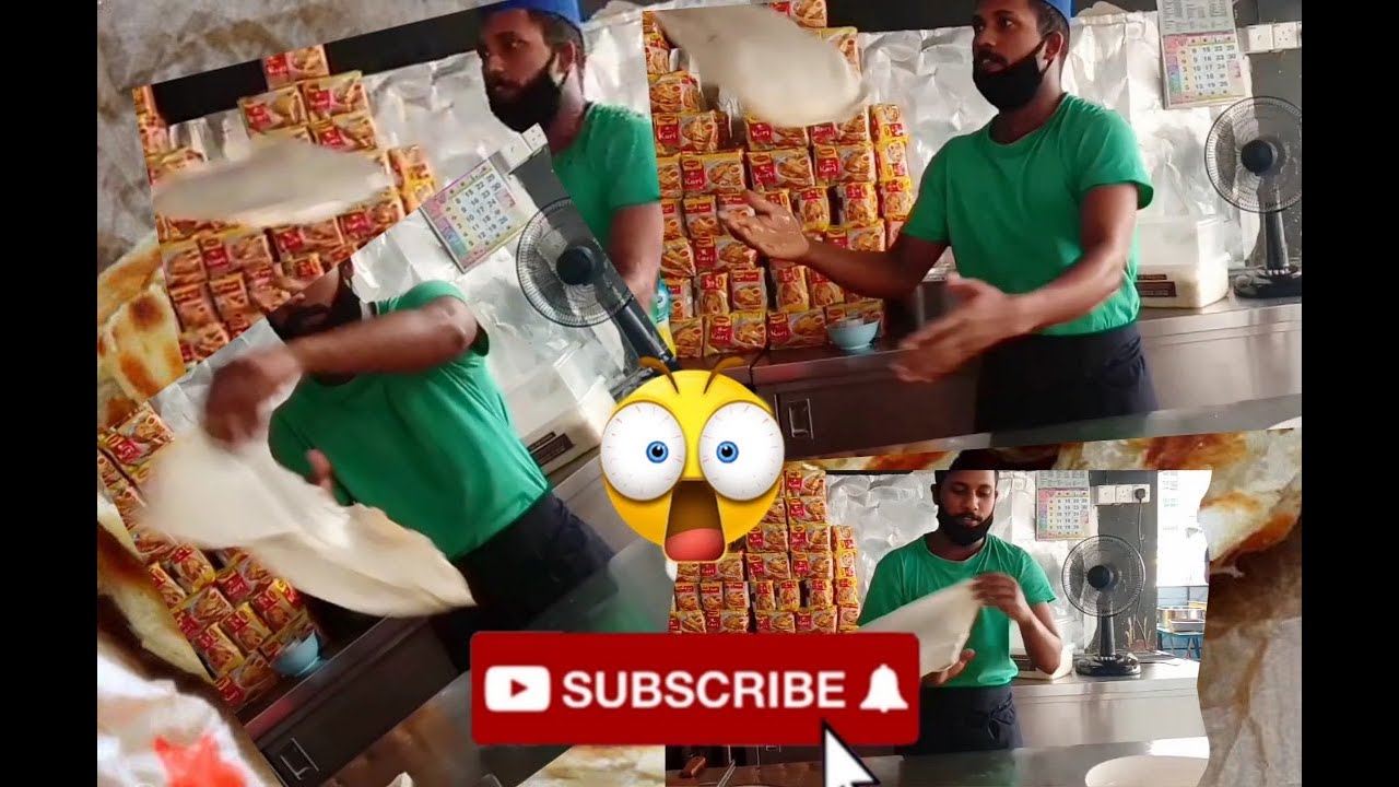Makan Roti canai ..roti y terbang😱😱 - YouTube