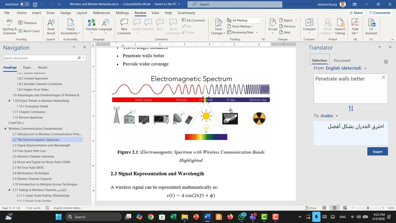 Lecture 2 : Wireless Communication Fundamentals