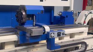 GEMINIS GHT-4 CNC lathe C-Axis Oil country lathe bore 176 mm Front & rear Chuck Mach4Metal 1FAGOR Sf600a
