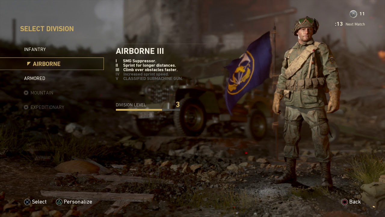 Competitive Classes In COD:WWII - YouTube