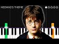 Hedwigs theme  harry potter  easy piano tutorial
