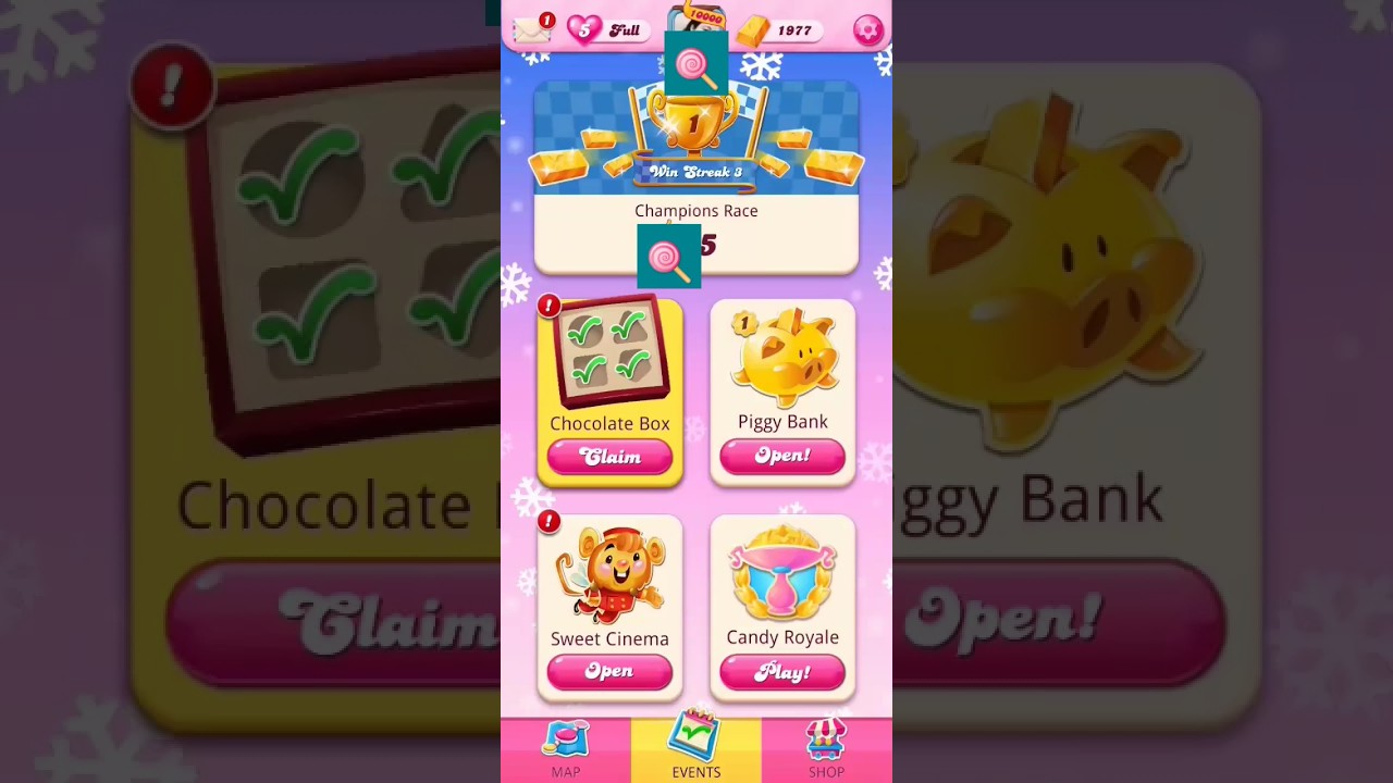 Candy Crush saga🍭//Chocolate box//last level 