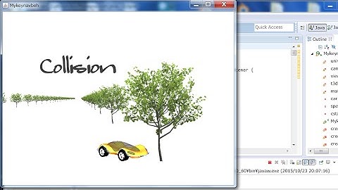 How to Detect Collision between a Car Model and Tree Objects in Java 3D (with Source Code)
