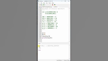 #125- Program using Bitwise Operators in Python | Python Tutorial | Praveen Kumar