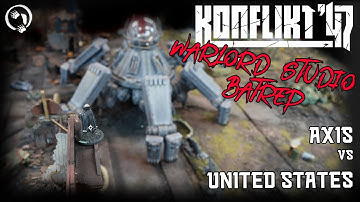 Warlord Studio Batrep! United States Vs Axis Green Vault - Konflikt 47 Battle Report