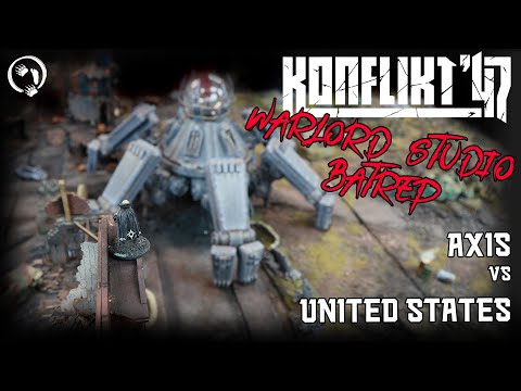 Warlord Studio Batrep! United States Vs Axis Green Vault - Konflikt 47 Battle Report
