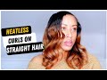How To | Maintain Straight Hair Over 2 Weeks! | Jumbo Perm Rods On Straight Natural Hair